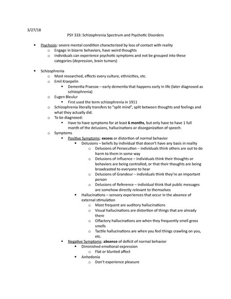 Psy Schizophrenia Abnormal Psychology With Christopher Ray Archer