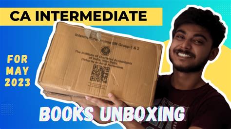 CA INTERMEDIATE BOOKS UNBOXING CA INTERMEDIATE MAY 2023 ICAI BOOKS