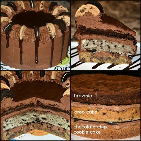 Brookie Cookie Triple Layer Cake