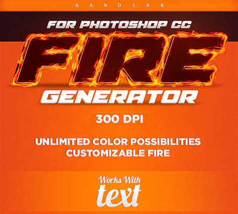 Best Fire Photoshop Actions Fire Text Styles And Photo Effects