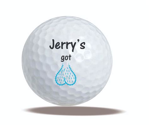 Funny Personalized Golf Balls Ball Sack T Custom T For Golfer