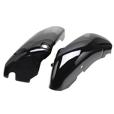 Pair Black Side Battery Fairing Cover For Suzuki Boulevard Voluisa