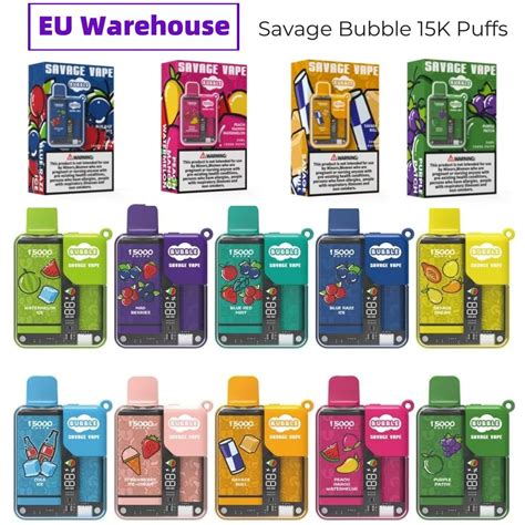 EU Stock Savage Vapes 15000 Puffs Einweg Vape 28 Ml E Liquid Pods 10 ...