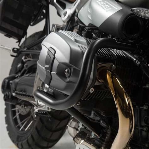 Barra protección motor BMW R NineT Sw Motech negro