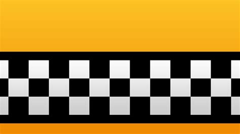 4k Taxi Gradient Checkered Pattern 3d Hd Wallpaper Rare Gallery