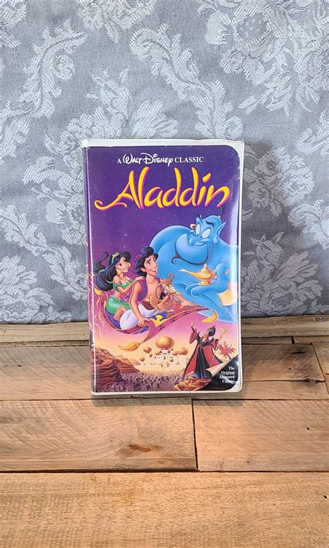 Walt Disney Classic Aladdin Black Diamond Collection Vhs Etsy