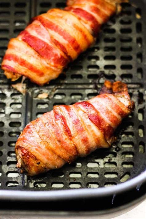 Bacon Wrapped Chicken Thighs Air Fryer Chicken Recipes