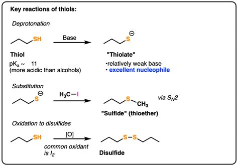 Thiols And Thioethers Master Organic Chemistry