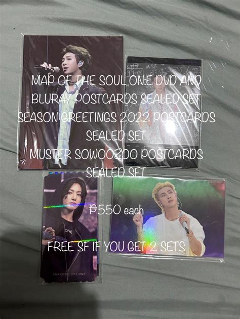 Wts Lfb Ph Bts Postcards Set Onhand Map Of The Soul On E Dvd Holo