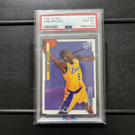 Kobe Bryant 1996 Fleer Ultra 266 Rookie Encore Price Guide Sports