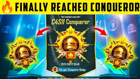 DAY 16 FINALLY I REACHED CONQUEROR IN BGMI BGMI SOLO RANK PUSH