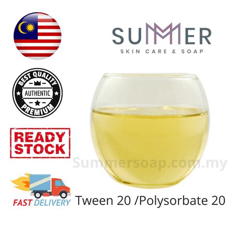 Polysorbate 20 Tween 20 100ml Cleansing Oil Emulsifier Cosmetic