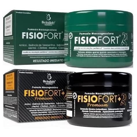 Kit 12 Fisiofort Premium 200G 12 Pomada Fisiofort 200G Bio Instinto