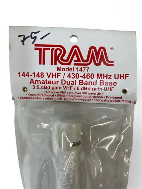 Tram Pre Tuned Amateur Dual Band Vhf Uhf Base Antenna New
