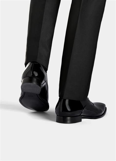 Black Tuxedo Oxford In Patent Leather Suitsupply Suitsupply Us