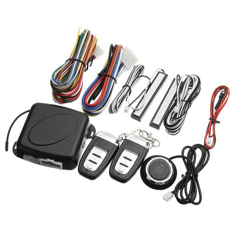 Keyless Entry Engine Push Start Alarm System PEPS Remote Starter Stop