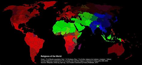 World Religious Map