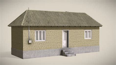 Mud Brick House Buy Royalty Free 3d Model By Balkan Antiques