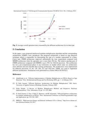 Faster Interleaved Modular Multiplier Based On Sign Detection Pdf