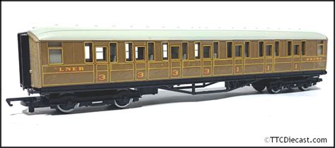 Hornby R477 Lner Gresley Composite Teak Coach 22357 Oo Gauge Pre