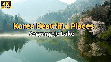 4K 화순 세량제 새벽산책 광주출발 Korea Beautiful Places Seryang je Lake YouTube