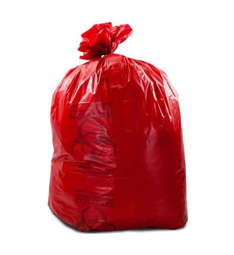 Heavy Duty Medical Waste Bags Red 20 To 30 Gallon