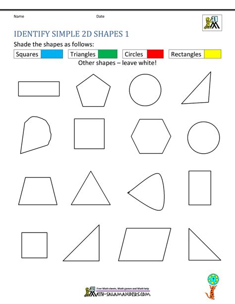 Free Identify Shapes Worksheet Download Free Identify Shapes Worksheet Png Images Free