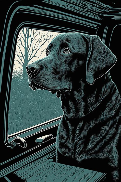 Labrador Retriever Digital Art By Ian Holmes Fine Art America