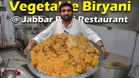 Kg Vegetable Biryani Now Available Jabbar Bhai Restaurant