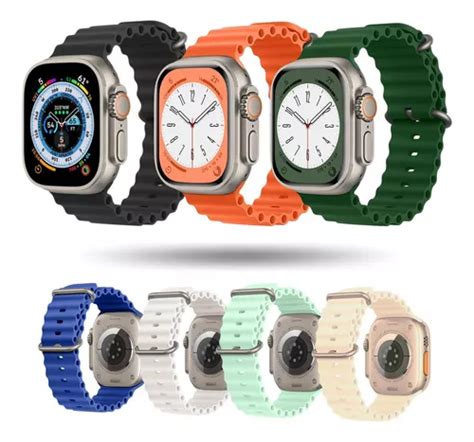 Pulseira Oceano Para Apple Watch Ultra 49mm Cor Meianoite MercadoLivre