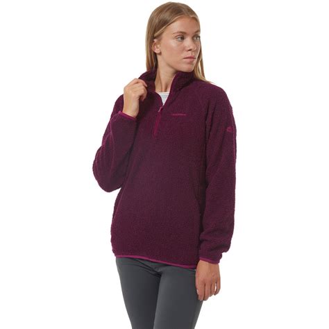 Craghoppers Womens Priya Half Zip Sherpa Fleece Jacket Ebay