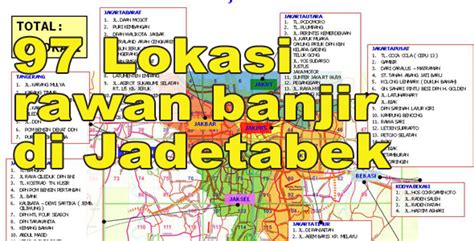 Plh Nurul N Ineu Peta Wilayah Rawan Banjir Di Jakarta