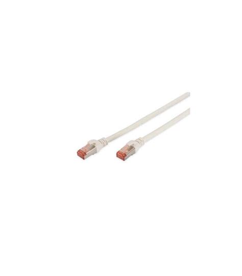 C Ble R Seau Digitus Cat 6 S Ftp 10 Pi Ces 2 M Blanc Leroy Merlin