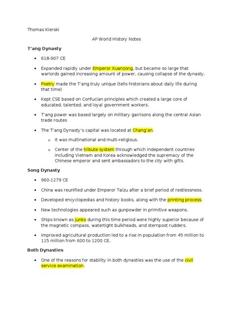 AP World History Notes 2 | Mongol Empire | Mongols