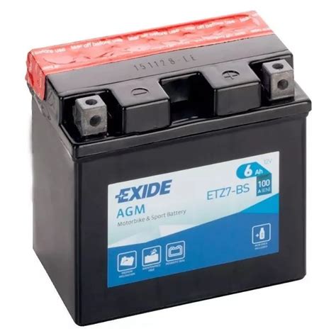 Exide Etz Bs Bater A De Moto Exide Ah V