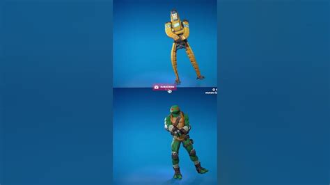 Michelangelo Doing Peely Pulse Built In Emote Fortnite Youtube