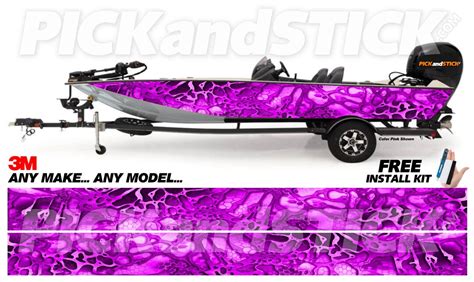 Bg Camo Flats Bass Boat Wrap M Diy Decal Air Release Etsy