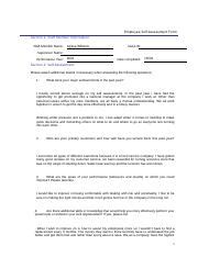 HU310 WilliamsW8Assignment Rtf Employee Self Assessment Form Section