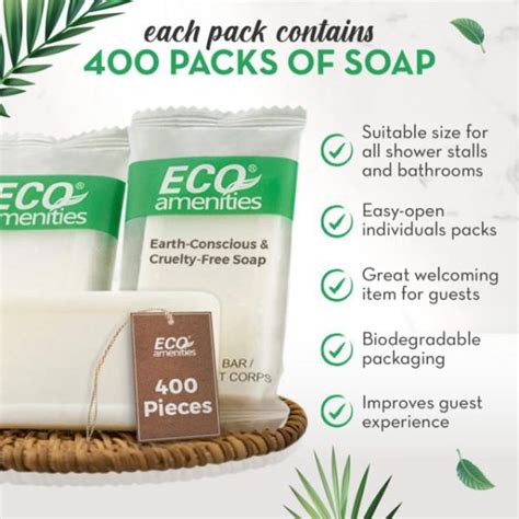 Eco Amenities Travel Size Bar Soap Pack Oz Mini Soap Bars