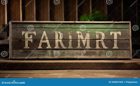 Crops Farm Font Stock Illustration Illustration Of Font 305891503