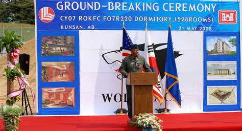 New Dorms 4 Airmen Project Kicks Off Kunsan Air Base Display