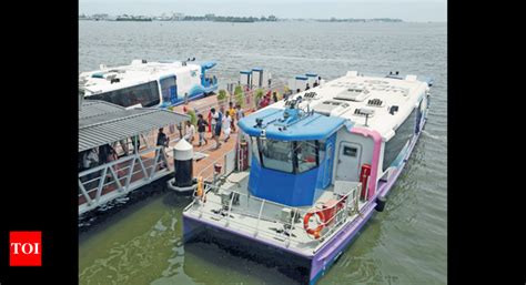 Water Metro Boats Find Many Takers Ridership To Touch Lakh In