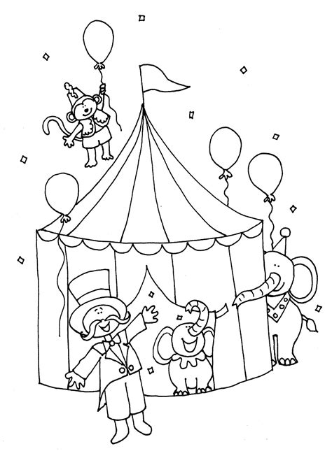 Coloriage Cirque Coloriages Cirque Coloriages Enfants Biboon Images