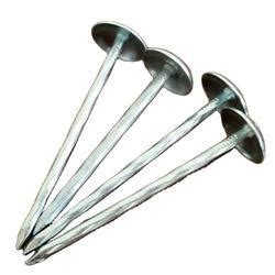 Iron Head Galvanized Umbrella Cap Roofing Nails For House Corrugated