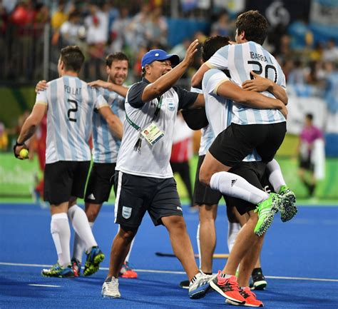 Field Hockey Argentina Win First Mens Hockey Gold