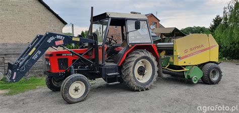 Fotografia Ci Gnik Zetor I Sipma Galeria Rolnicza Agrofoto