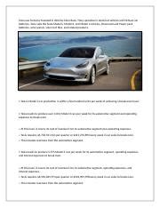 Tesla Was Formerly Founded In 2003 By Elon Musk Docx Tesla Was