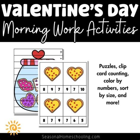 Valentine S Day Morning Work Activities