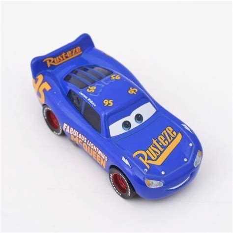 Original NO.95 Blue Lightning McQueen Disney Pixar Cars Diecast Movie Toys Car | #4618388499