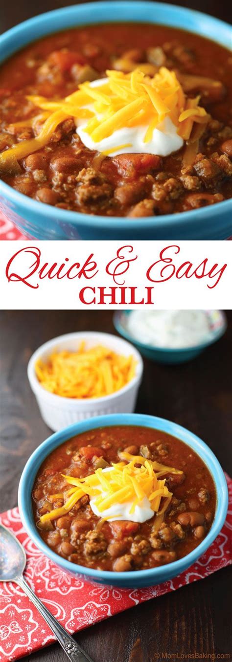 Quick And Easy Chili Artofit